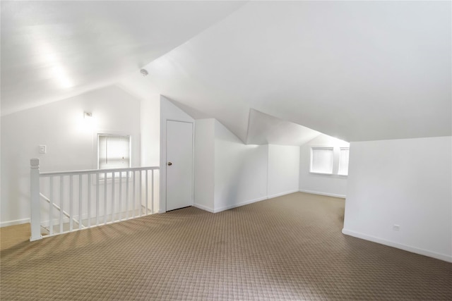114-18 175th St, Addisleigh Park, NY 11434 - bonus room featuring vaulted ceiling, carpet, and baseboards