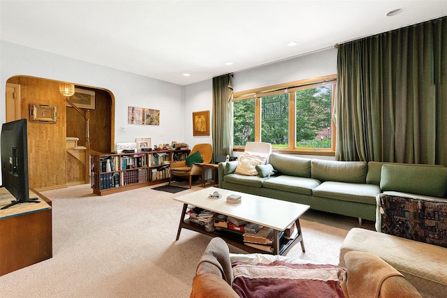 85-82 66th Rd, Rego Park, NY 11374 - living area with carpet flooring