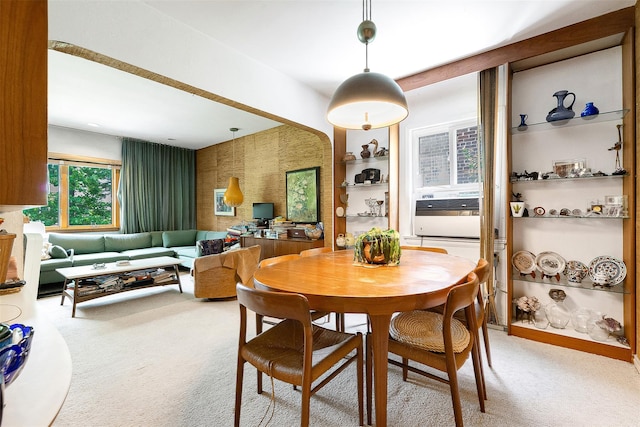 85-82 66th Rd, Rego Park, NY 11374 - dining area featuring wallpapered walls and light carpet