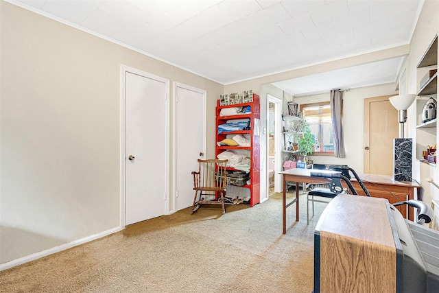 85-82 66th Rd, Rego Park, NY 11374 - office featuring light colored carpet and ornamental molding