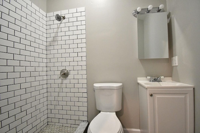 86 Lander St, Newburgh, NY 12550 - full bathroom with a shower stall, toilet, and vanity