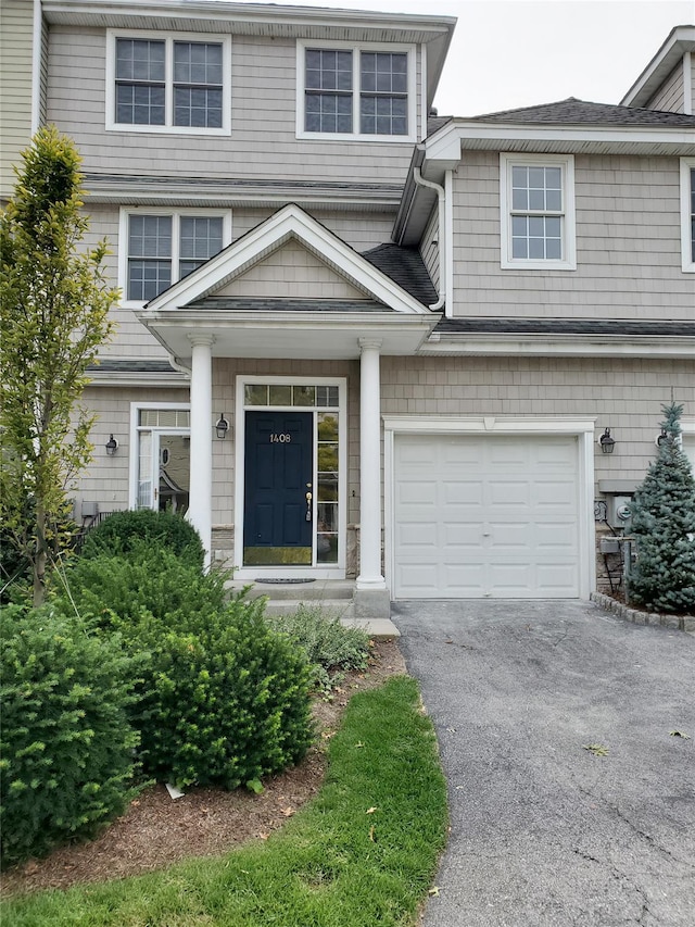 1408 Half Moon Bay Dr, Croton-On-Hudson, NY 10520 - view of front of house with driveway