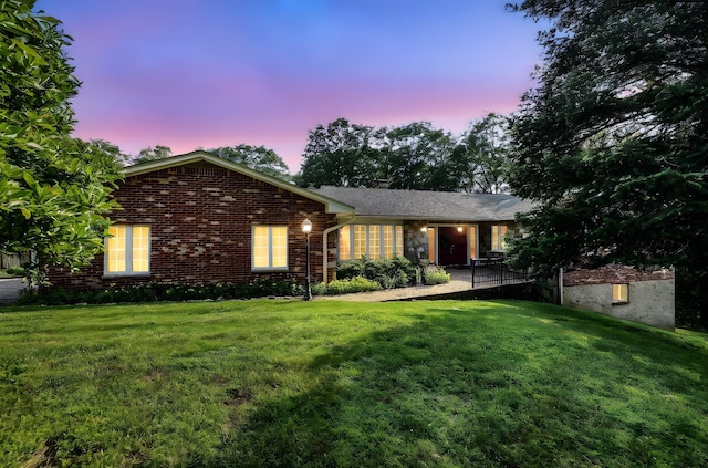 3 David Rd, Somers, NY 10589 - single story home with a front yard and brick siding