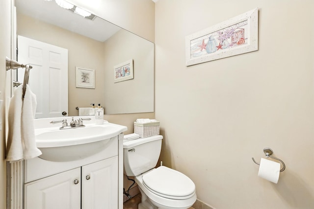 3 David Rd, Somers, NY 10589 - half bathroom featuring toilet and vanity
