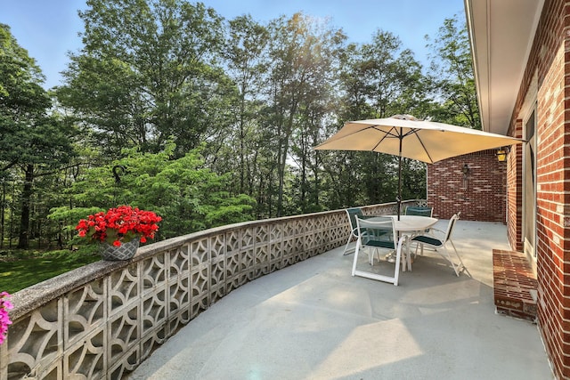 3 David Rd, Somers, NY 10589 - view of patio / terrace featuring outdoor dining area and view of scattered trees