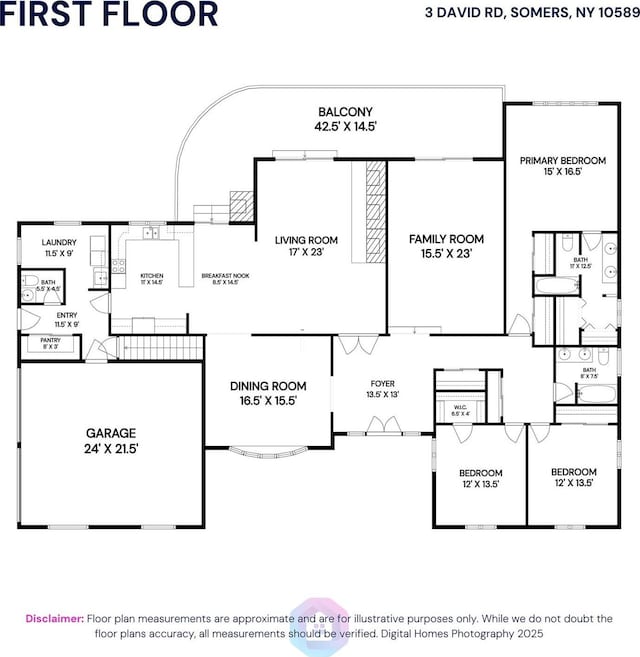3 David Rd, Somers, NY 10589 - view of property floor plan