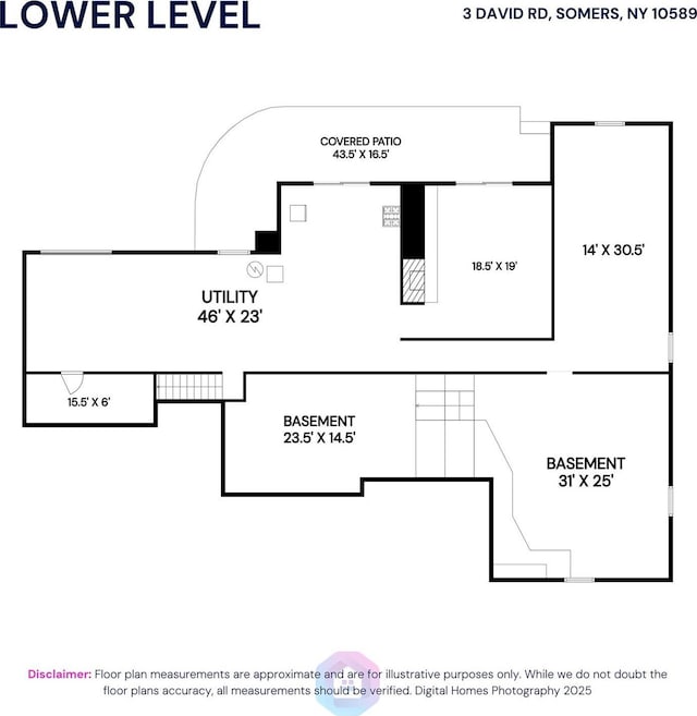 3 David Rd, Somers, NY 10589 - view of property floor plan