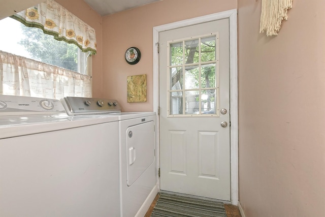 2 Anvil Ln, Levittown, NY 11756 - washroom featuring independent washer and dryer and baseboards