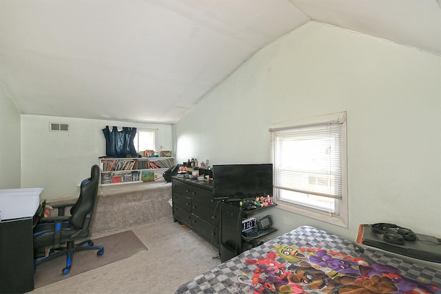 2 Anvil Ln, Levittown, NY 11756 - bedroom featuring carpet flooring and vaulted ceiling