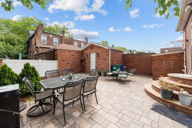 11401 115th St, South Ozone Park, NY 11420 - view of patio with outdoor dining space