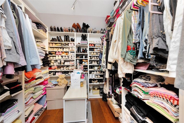 1582 Little Neck Ave, North Bellmore, NY 11710 - spacious closet with wood finished floors