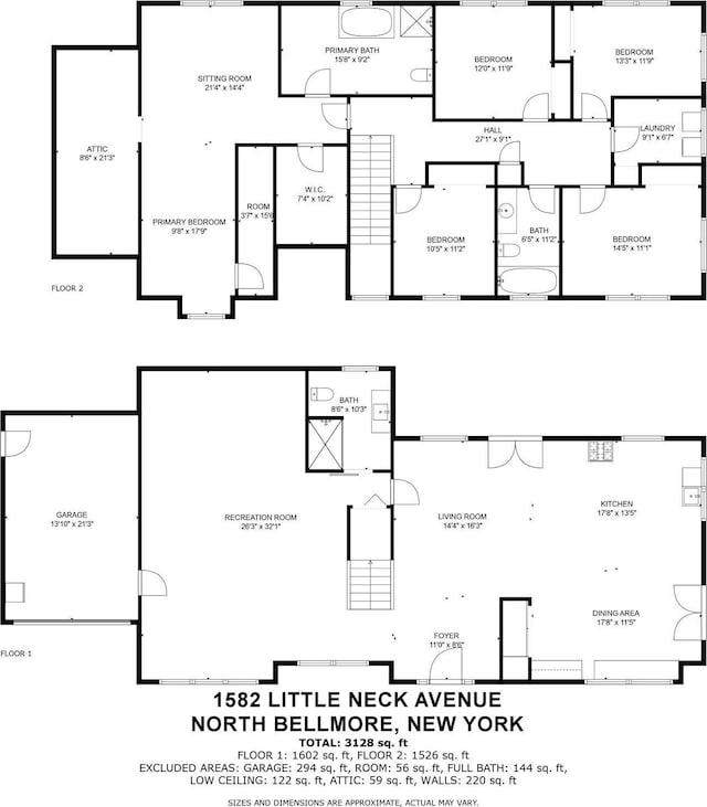 1582 Little Neck Ave, North Bellmore, NY 11710 - property floor plan
