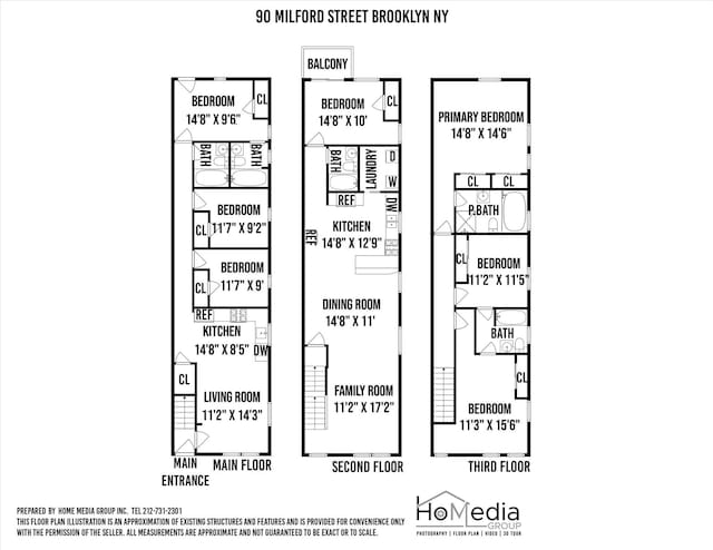90 Milford St, Brooklyn, NY 11208 - home floor plan