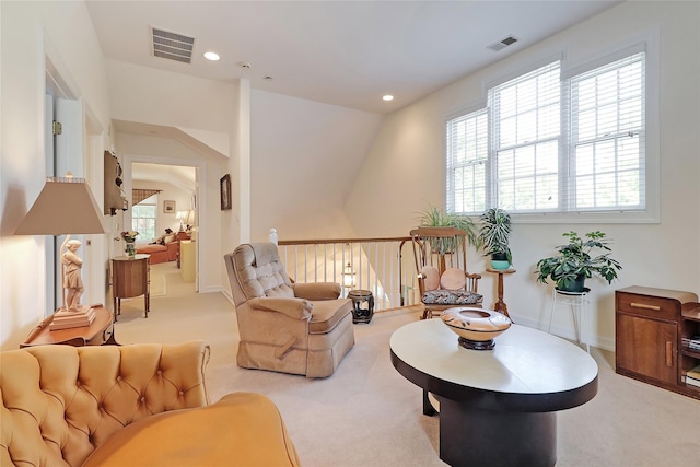 144 Burr Farms Rd, Mount Kisco, NY 10549 - living area featuring carpet floors and recessed lighting