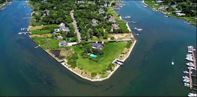 150 Senix Ave, Center Moriches, NY 11934 - aerial view of property's location with a nearby body of water