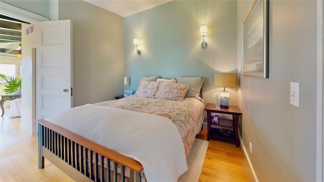 150 Senix Ave, Center Moriches, NY 11934 - bedroom with light wood-type flooring and baseboards