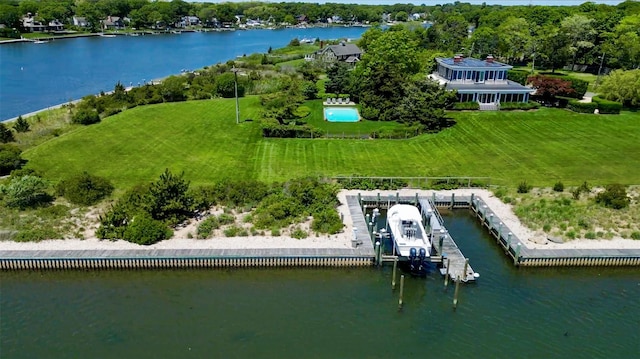 150 Senix Ave, Center Moriches, NY 11934 - drone / aerial view of a nearby body of water