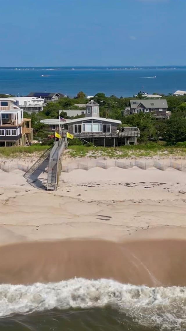 15 Dune Walk, Davis Park, NY 11772 - drone / aerial view of a nearby body of water
