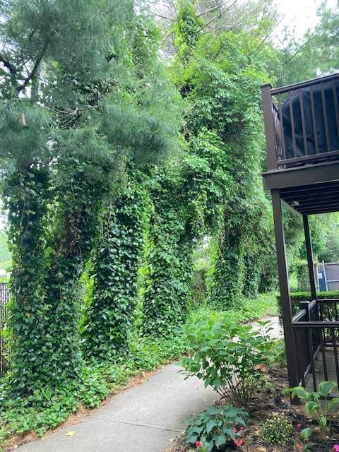 615 Broadway Unit 11, Amityville, NY 11701 - view of yard featuring a balcony