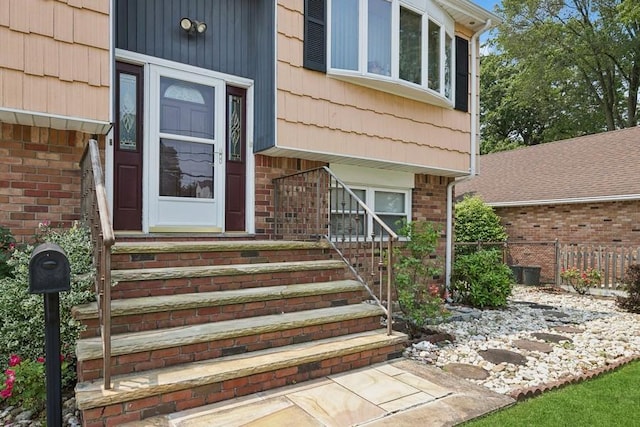 473 S 15th St, Lindenhurst, NY 11757 - view of exterior entry with brick siding