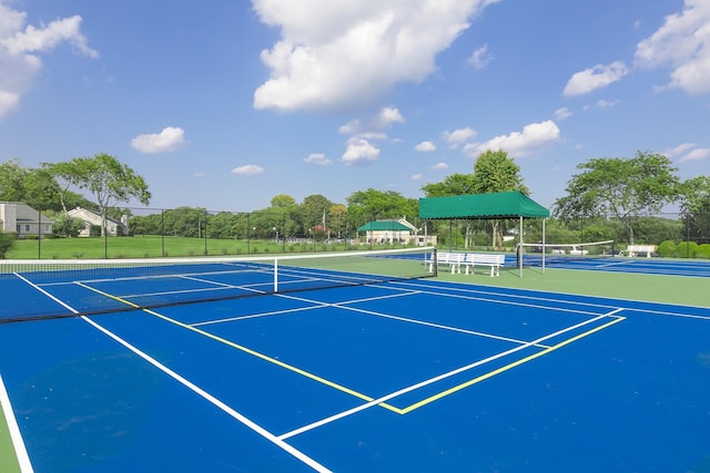 5 Pameeches Path, East Moriches, NY 11940 - view of tennis court with community basketball court