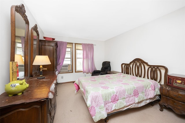 124 Herzl St, Brooklyn, NY 11212 - bedroom featuring carpet floors and cooling unit