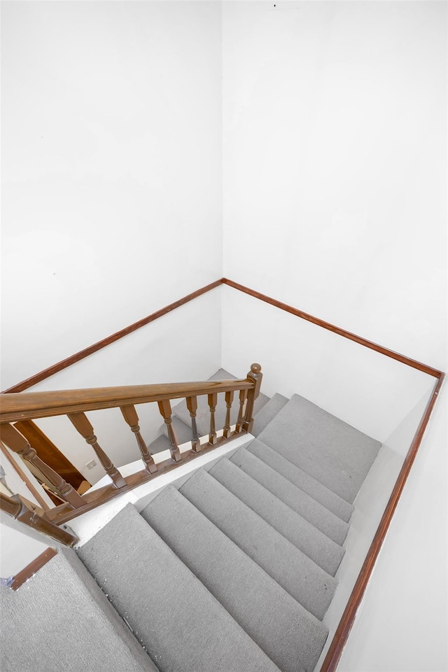124 Herzl St, Brooklyn, NY 11212 - stairway with carpet flooring