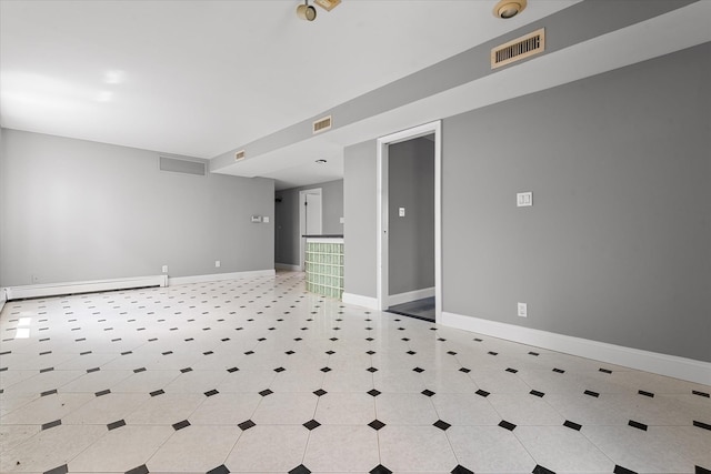 162-25 89th St, Howard Beach, NY 11414 - spare room featuring baseboard heating and baseboards