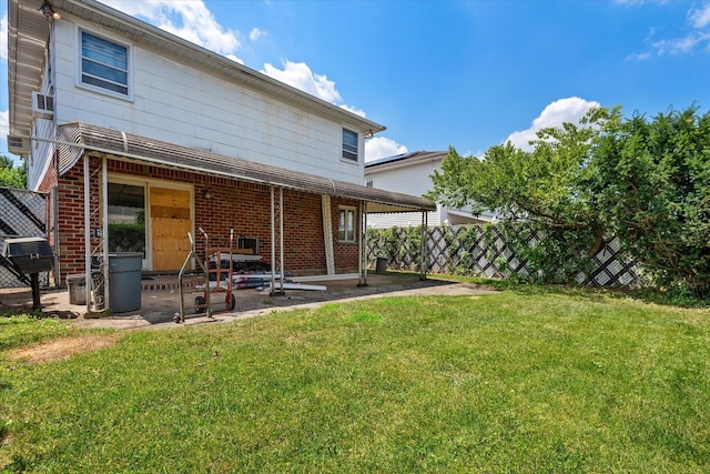 162-25 89th St, Howard Beach, NY 11414 - rear view of house with a patio area and brick siding