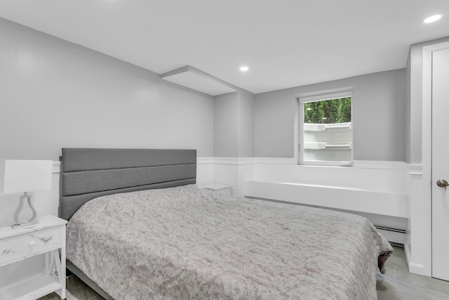 21 Buttonwood Dr, Dix Hills, NY 11746 - bedroom featuring recessed lighting and a baseboard heating unit