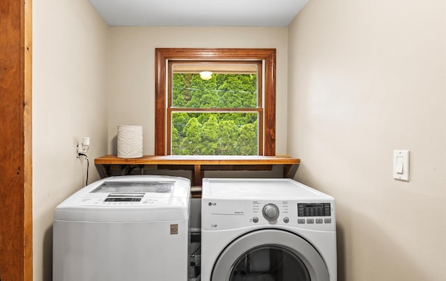 11 Gilford Ct, Melville, NY 11747 - washroom with washing machine and clothes dryer