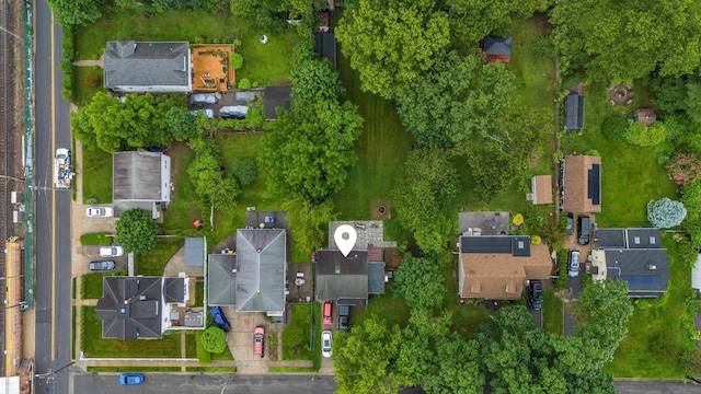 517 Birch St, West Hempstead, NY 11552 - aerial view of property's location featuring nearby suburban area