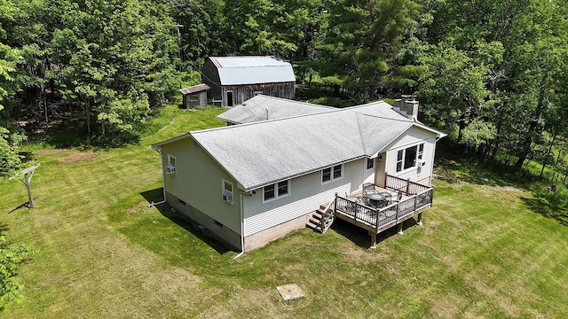 342 Bernas Rd, Cochecton, NY 12726 - aerial view of property and surrounding area with a forest
