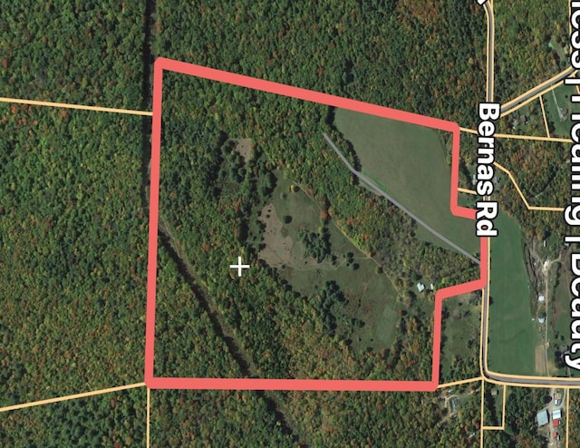 342 Bernas Rd, Cochecton, NY 12726 - map / location with property parcel outlined