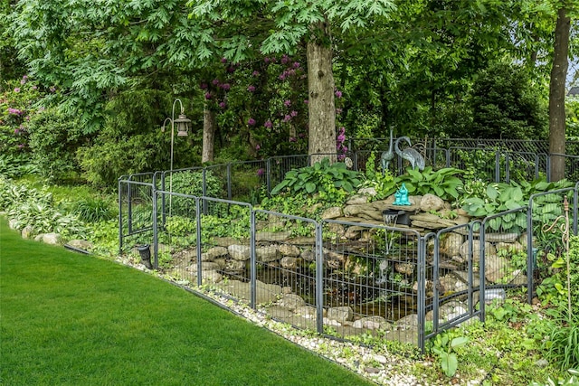16 Abbey Ln, East Setauket, NY 11733 - view of yard featuring a vegetable garden