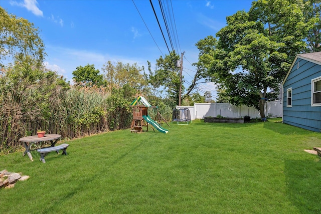 487 Sunnybrook Dr, Oceanside, NY 11572 - view of yard featuring a playground