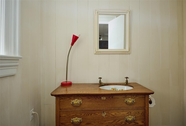 94 Cedar Ave, Poughkeepsie, NY 12603 - bathroom view of vanity and a decorative wall