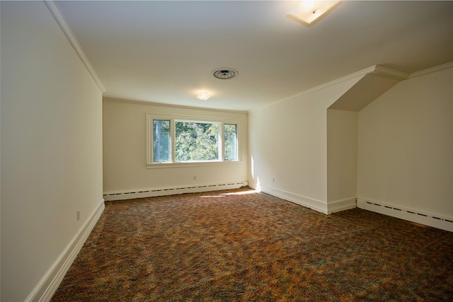 94 Cedar Ave, Poughkeepsie, NY 12603 - bonus room with a baseboard radiator, carpet floors, and baseboards