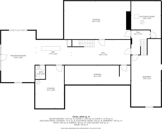94 Cedar Ave, Poughkeepsie, NY 12603 - floor plan / room layout