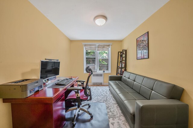 103-26 68th Ave Unit 2E, Forest Hills, NY 11375 - home office featuring radiator heating unit and baseboards