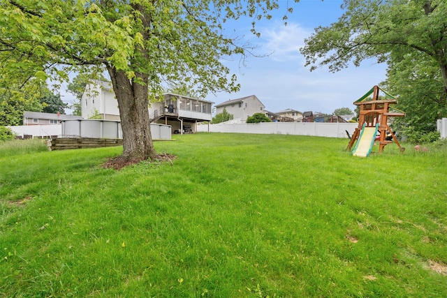 45 Maple Dr, Stony Point, NY 10980 - view of yard with a playground