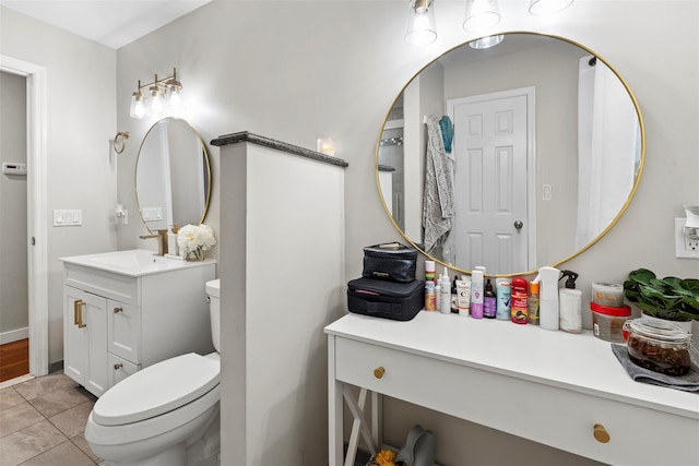 45 Maple Dr, Stony Point, NY 10980 - full bathroom featuring vanity, toilet, and tile patterned flooring