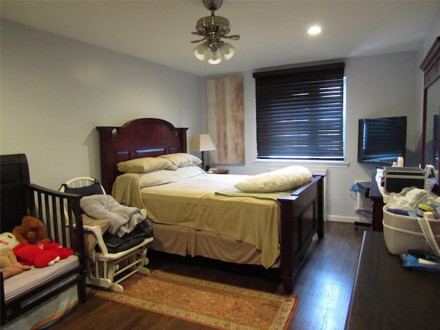 88-25 155th Unit 2M, Howard Beach, NY 11414 - bedroom featuring wood finished floors, recessed lighting, and baseboards