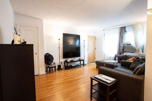 67-89 136th St Unit A, Kew Garden Hills, NY 11367 - living area with light wood-style flooring and cooling unit