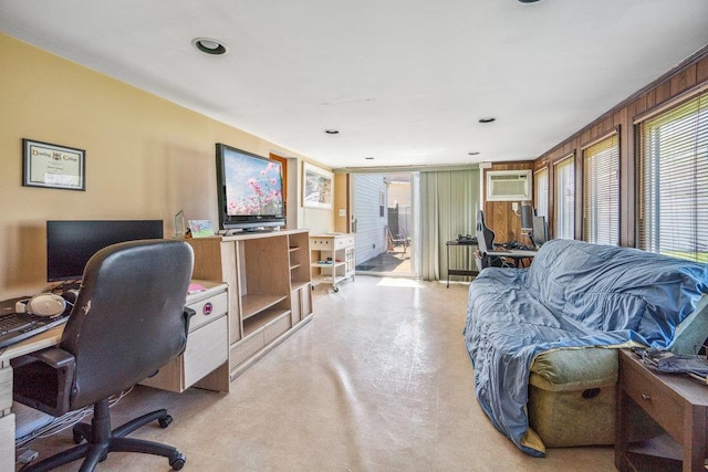 315 Fern Pl, Bethpage, NY 11714 - office area with a wall unit AC