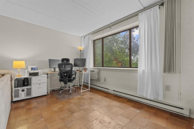 160 Academy St Unit 5C, Poughkeepsie, NY 12601 - office area with baseboard heating