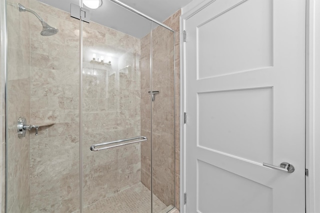 5 Renaissance Sq Unit 10G, White Plains, NY 10601 - bathroom featuring a stall shower