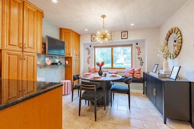 10 Hidden Harbor Dr Unit 10, Babylon, NY 11702 - dining room featuring a chandelier and recessed lighting