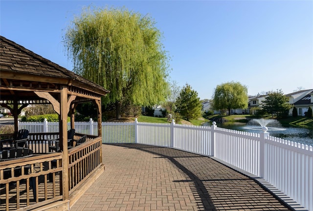 12 Miro Pl Unit 31, Port Washington, NY 11050 - view of patio / terrace with a water view
