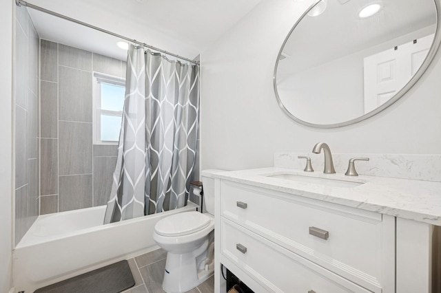 42 Chernucha Ave, Merrick, NY 11566 - bathroom with vanity, shower / tub combo with curtain, and toilet